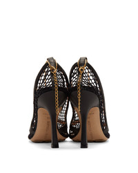 Черные кожаные туфли от Bottega Veneta