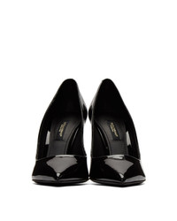 Черные кожаные туфли от Dolce And Gabbana