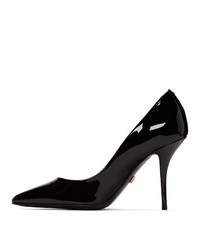 Черные кожаные туфли от Dolce And Gabbana