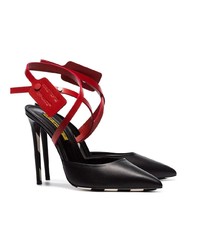 Черные кожаные туфли от Off-White