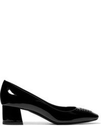 Черные кожаные туфли от Bottega Veneta