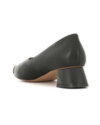 Черные кожаные туфли от Marni