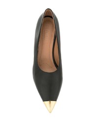 Черные кожаные туфли от Marni