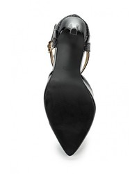 Черные кожаные туфли от Catisa