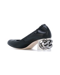 Черные кожаные туфли от Casadei