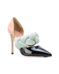 Черные кожаные туфли от Marco De Vincenzo