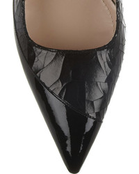 Черные кожаные туфли от Miu Miu