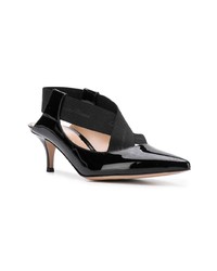 Черные кожаные туфли от Gianvito Rossi