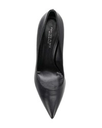 Черные кожаные туфли от Philipp Plein