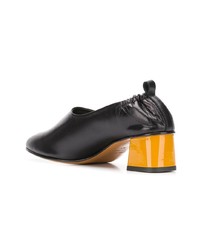 Черные кожаные туфли от Fabio Rusconi