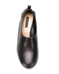Черные кожаные туфли от Fabio Rusconi