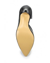 Черные кожаные туфли от Francesco Donni