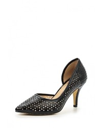 Черные кожаные туфли от Francesco Donni