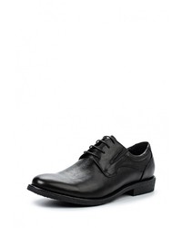 Мужские черные кожаные туфли от Francesco Donni
