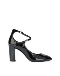 Черные кожаные туфли от Giuseppe Zanotti Design