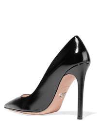 Черные кожаные туфли от Prada