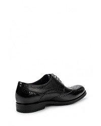 Мужские черные кожаные туфли от Guido Grozzi