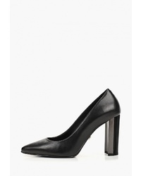 Черные кожаные туфли от Hestrend