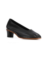 Черные кожаные туфли от Martiniano