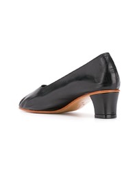 Черные кожаные туфли от Martiniano