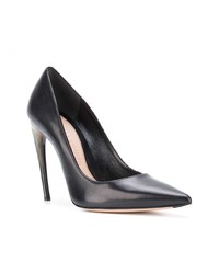 Черные кожаные туфли от Alexander McQueen