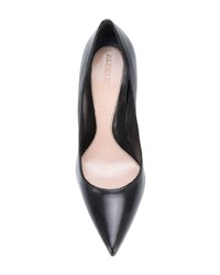 Черные кожаные туфли от Alexander McQueen