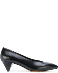 Черные кожаные туфли от Isabel Marant
