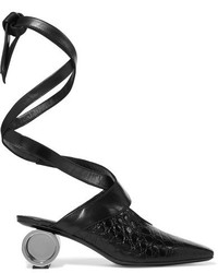 Черные кожаные туфли от J.W.Anderson