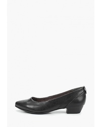 Черные кожаные туфли от Jana