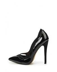 Черные кожаные туфли от Jessica Wright