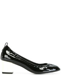 Черные кожаные туфли от Lanvin