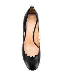 Черные кожаные туфли от Chloé