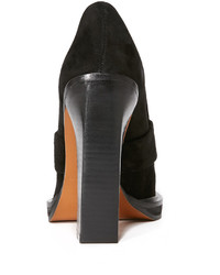 Черные кожаные туфли от Carven