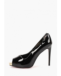 Черные кожаные туфли от Lino Marano