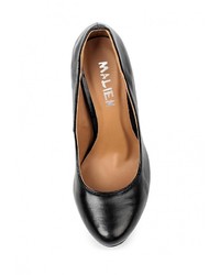 Черные кожаные туфли от Malien