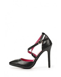 Черные кожаные туфли от Malien