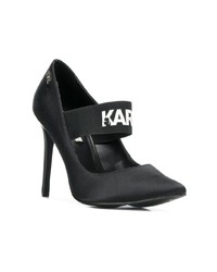 Черные кожаные туфли от Karl Lagerfeld