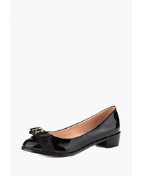 Черные кожаные туфли от Marco Bonne`