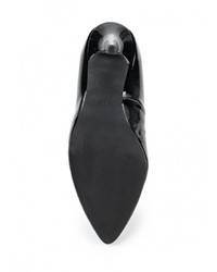 Черные кожаные туфли от Marco Tozzi