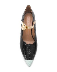 Черные кожаные туфли от Marni