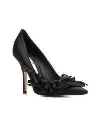 Черные кожаные туфли от N°21