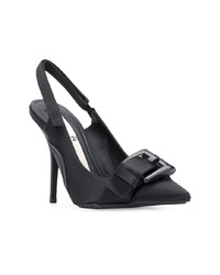 Черные кожаные туфли от N°21