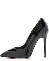 Черные кожаные туфли от Giuseppe Zanotti