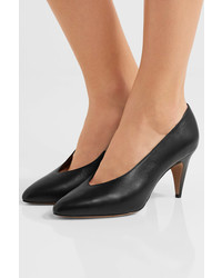 Черные кожаные туфли от Isabel Marant