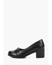 Черные кожаные туфли от Pierre Cardin