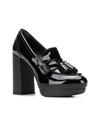 Черные кожаные туфли от Hogan