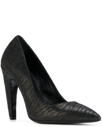 Черные кожаные туфли от Just Cavalli