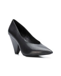 Черные кожаные туфли от Ash