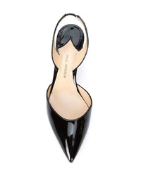 Черные кожаные туфли от Paul Andrew