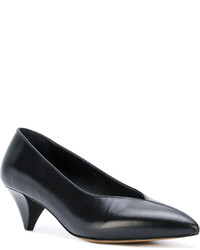 Черные кожаные туфли от Isabel Marant